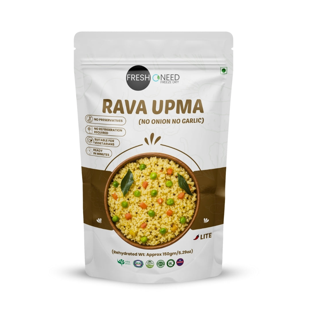 Rava Upma (Without Onion & Garlic)