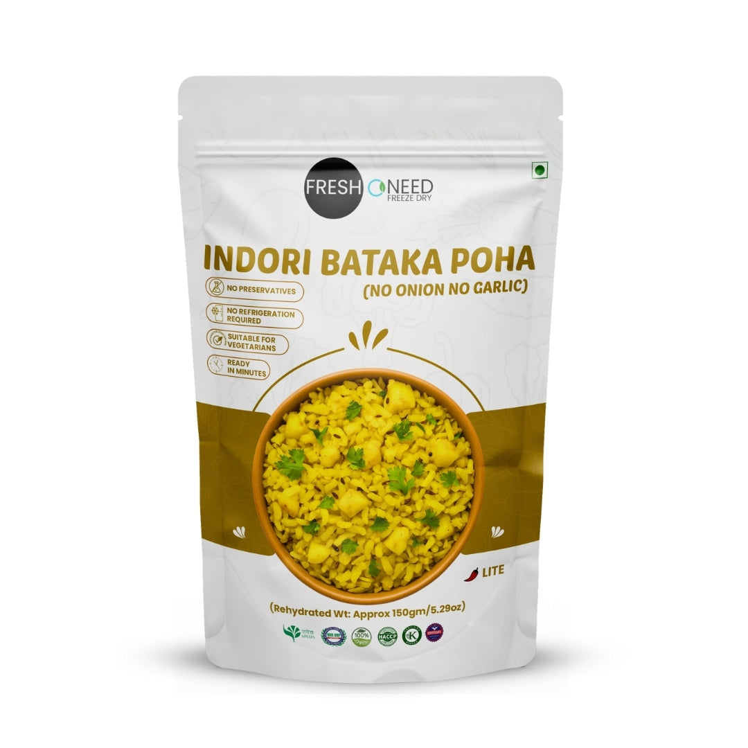 Poha (Without Onion & Garlic)