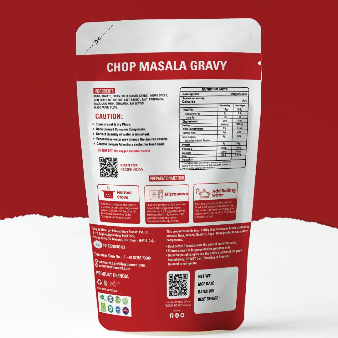 Chop Masala Gravy - Freshoneed