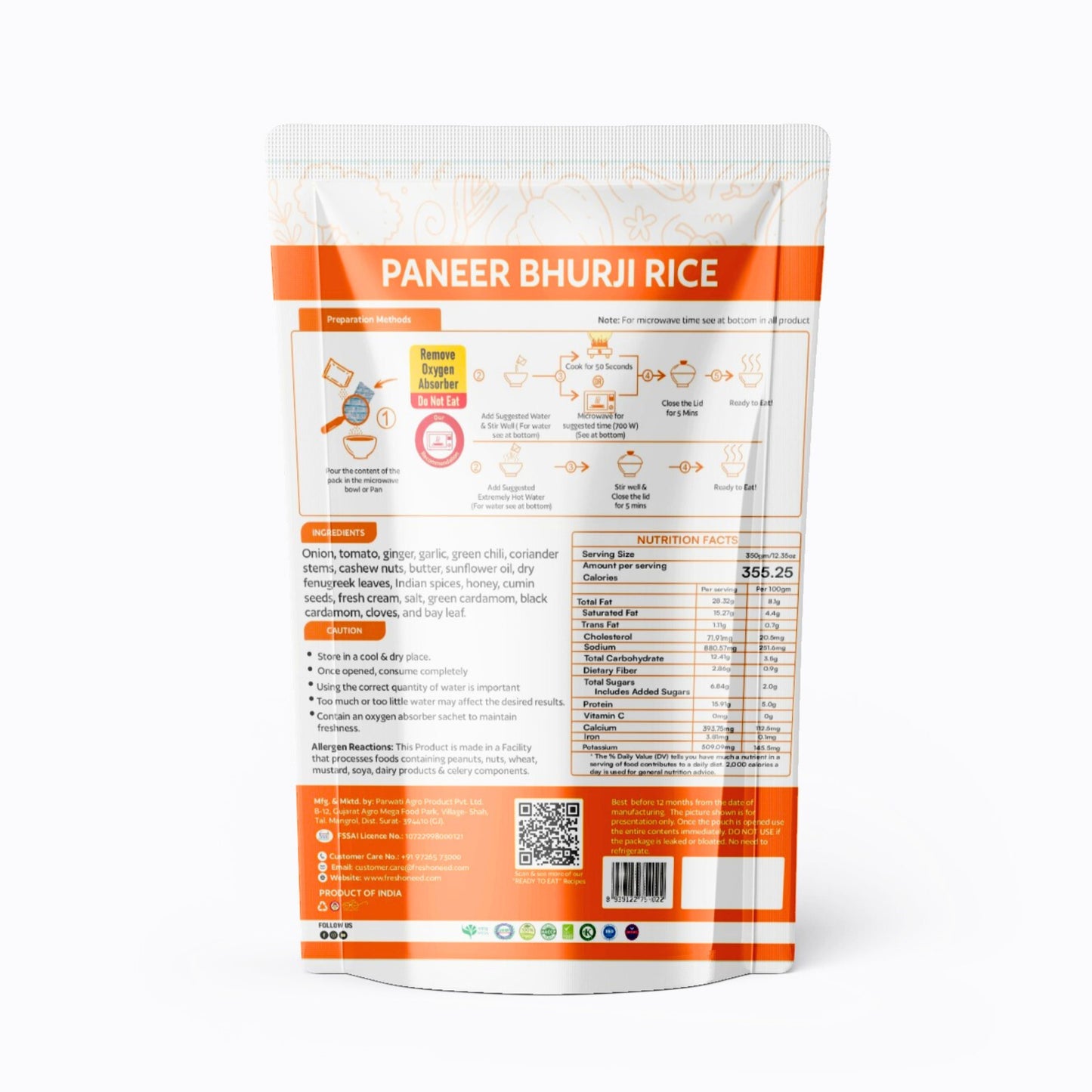 Paneer Bhurji Rice